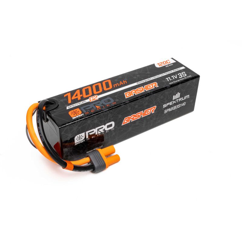 Spektrum 11.1V 14000mAh 120C 3S Smart G2 Pro Basher Lipo Batterij