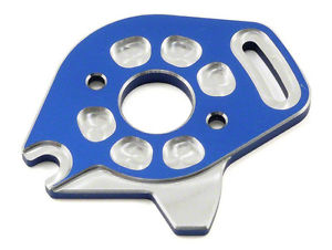 Plate, motor, aluminum (blue-anodized)