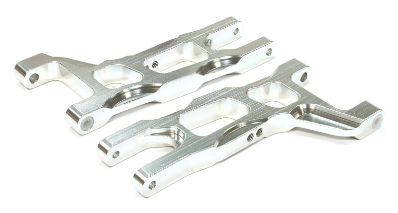 Integy Alloy Front Lower Arm, Silver - Traxxas Rustler/Stampede