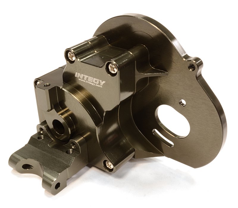 Integy Alloy Gear Box, Grey - Traxxas Bandit/Rustler/Stampede 2WD