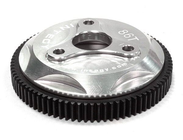 Integy 86T Metal Spur Gear, Silver - Traxxas Rustler, Stampede, Slash