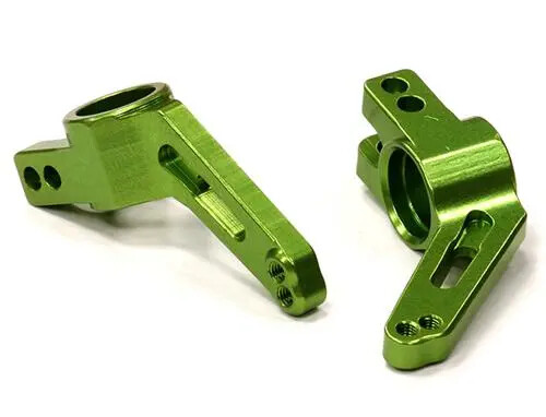 Integy Billet Machined Rear Hub Carrier, Green - Traxxas Slash 4x4