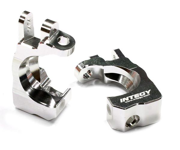 Integy Billet Machined T3 Castor Block, Silver - Traxxas Stampede 4X4, Slash 4x4