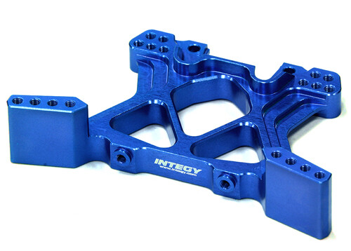 Integy Billet Machined T2 Rear Shock Tower, Blue - Traxxas Stampede 4x4/Slash 4x4
