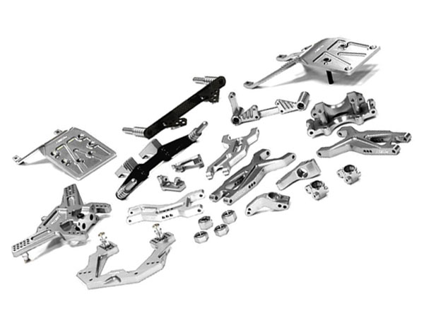 Integy Billet Machined Complete Suspension Kit - Slash 2WD - Zilver