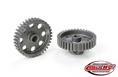 Team Corally - 48 DP Pinion - Short - Hard Anodised Aluminium - 37T - 3.17mm as