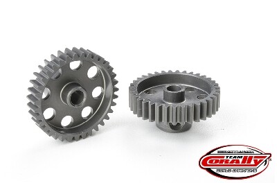 Team Corally - 48 DP Pinion - Short - Hard Anodised Aluminium - 35T - 3.17mm as