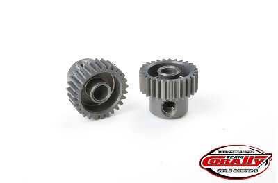 Team Corally - 64 DP Pinion - Short - Hard Anodised Aluminium - 27T - 3.17mm as