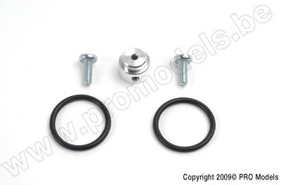 Propeller meenemer met flexibele propeller bevestiging 8mm voor 3mm as