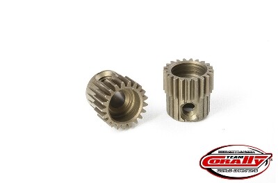 Team Corally - 64 DP Pinion - Short - Hardened Steel - 21T - 3.17mm as