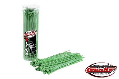 Team Corally - Tie Wraps - Green - 2.5x100mm - 50pcs