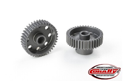 Team Corally - 64 DP Pinion - Short - Hard Anodised Aluminium - 39T - 3.17mm as