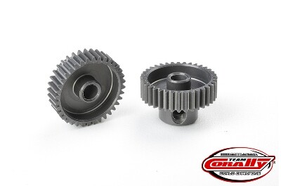 Team Corally - 64 DP Pinion - Short - Hard Anodised Aluminium - 36T - 3.17mm as