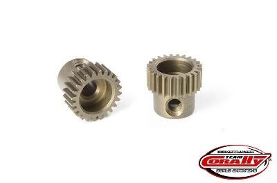 Team Corally - 64 DP Pinion - Short - Hardened Steel - 24T - 3.17mm as