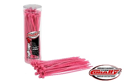 Team Corally - Tie Wraps - Pink - 2.5x100mm - 50pcs