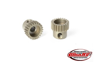 Team Corally - 64 DP Pinion - Short - Hardened Steel - 23T - 3.17mm as