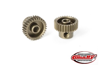Team Corally - 64 DP Pinion - Short - Hardened Steel - 30T - 3.17mm as
