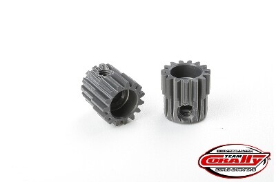 Team Corally - 48 DP Pinion - Short - Hard Anodised Aluminium - 15T - 3.17mm as