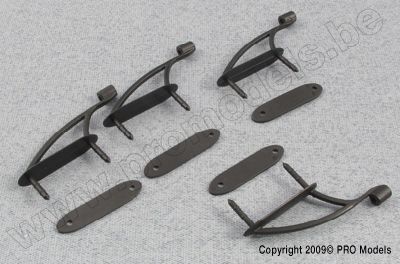 Roerhoorn indoor voor 1,5mm carbon staven (2st)