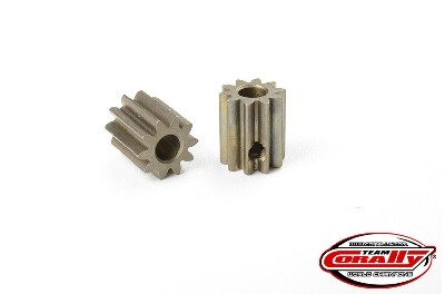 Team Corally - Mod 0.6 Pinion - Short - Hardened Steel - 11T - 3.17mm as