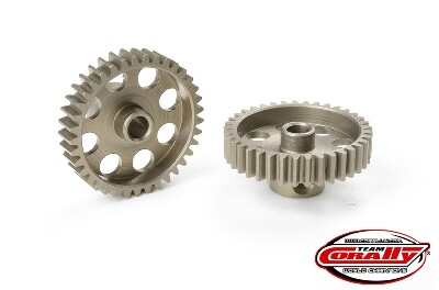 Team Corally - 48 DP Pinion - Short - Hardened Steel - 37T - 3.17mm as