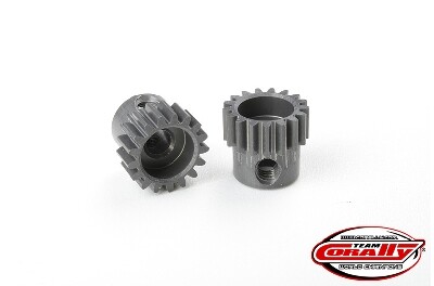 Team Corally - 48 DP Pinion - Short - Hard Anodised Aluminium - 17T - 3.17mm as