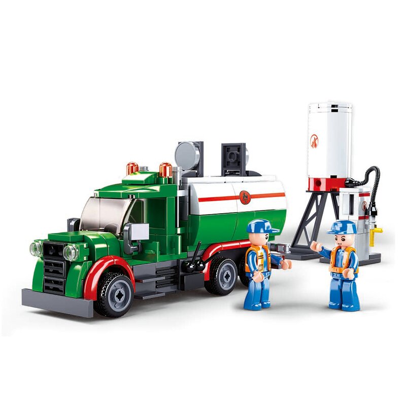 Sluban Tank Truck bouwstenen set (M38-B0878)