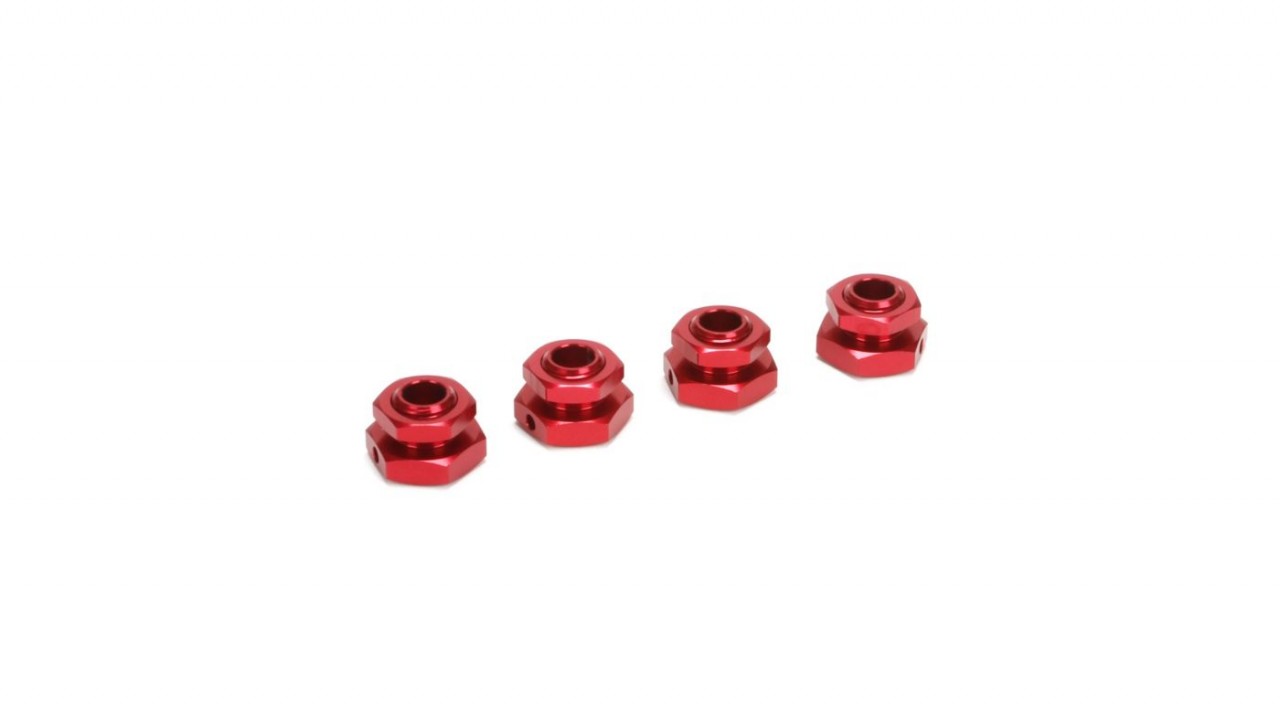 20mm Wheel Hex Set, Red: XXL/2 (LOS242000)