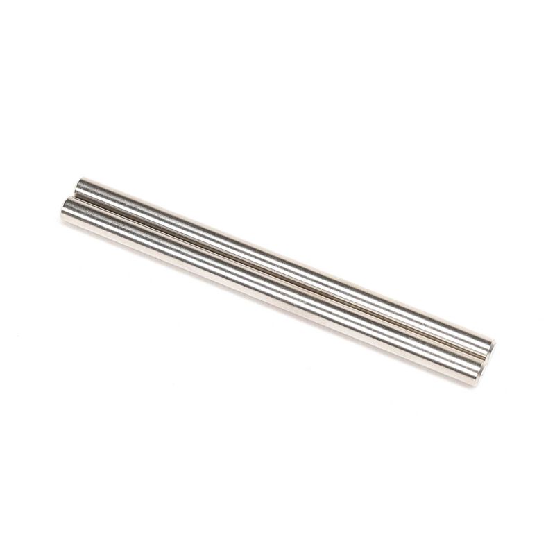 Losi - Hinge Pins, 4 x 68mm, Elec Nickel (2): 8X, 8XE 2.0 (TLR244090)