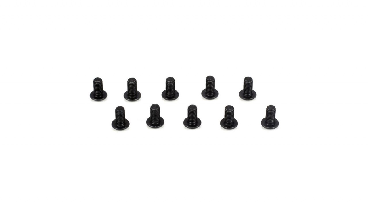Button Head Screws, M3 x 6mm (10) (TLR5901)