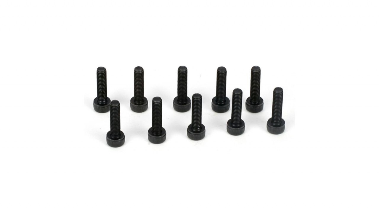 Cap Head Screws, M3 x 12mm (10) (TLR5933)