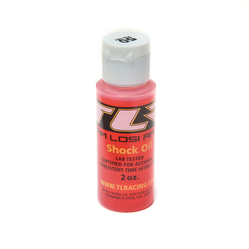 Losi Silicone Shock Oil, 50wt, 2 oz (TLR74013)