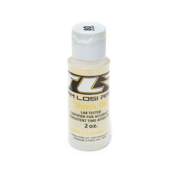 Losi Silicone Shock Oil, 80WT, 1014CST, 2oz