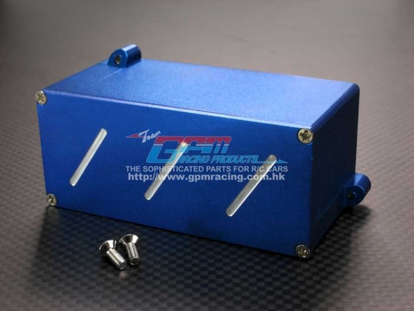 Alloy battery cover box with screws