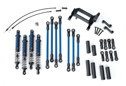 Long Arm Lift Kit, TRX-4, complete - Blauw (TRX-8140X)