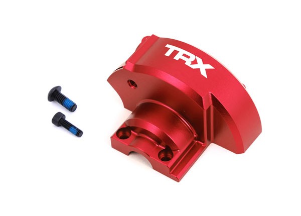 Traxxas - Cover, gear (red-anodized 6061-T6 aluminum) (TRX-10287-RED)
