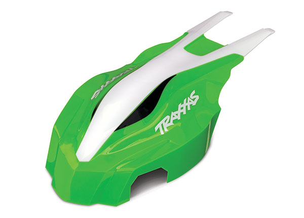 Canopy, front, green/white, Aton (TRX-7914)
