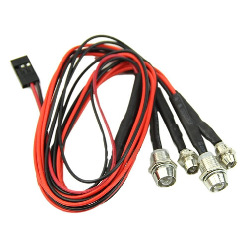 TRC set lampen (2x Voor/Wit en 2x Achter/Rood)