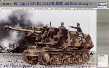 Trumpeter 1/35 German 39(H) 105mm LeFH18 auf Geschutzwagen