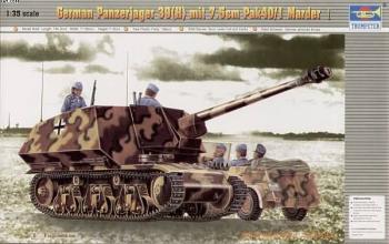 Trumpeter 1/35 German Panzerjager 39(H) mit 75mm Pak40/3 Marde