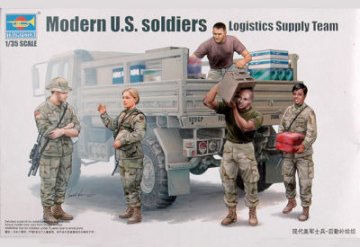 Trumpeter 1/35 Modern U.S. soldiers - Logistics Supply