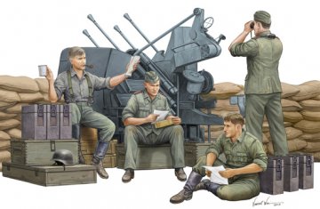 Trumpeter 1/35 German Anti-Aircraft Gun Crew