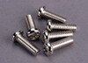 Screws, 4x12mm roundhead machine (6)