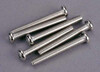 Screws, 4x30mm roundhead machine (6)