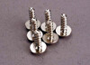 Screws, 2.6x8mm washerhead self-tapping (6)