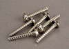 Screws, 3x18mm washerhead self-tapping (6)