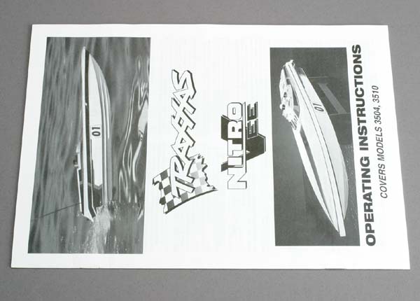 Operating manual, nitro vee