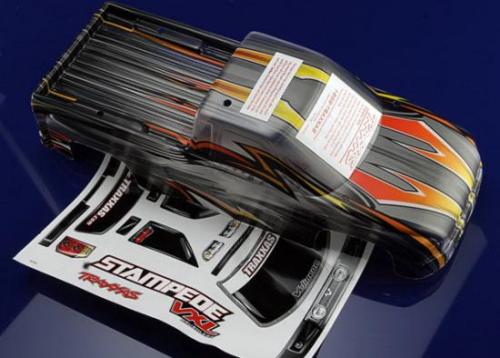Body voor oa. Traxxas Stampede VXL - Half transparant/gespoten