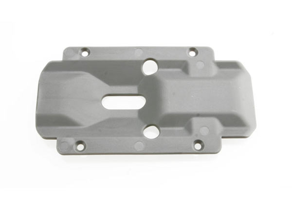 Skidplate, transmission, nylon (grey)