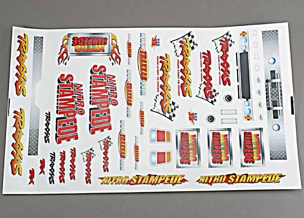 Decal sheet, nitro stampede